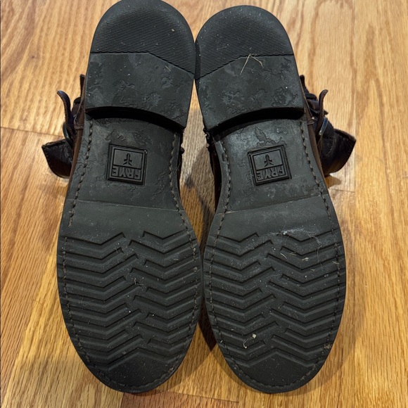 Frye Veronica Dark Brown Ankle Boots - Picture 9 of 10